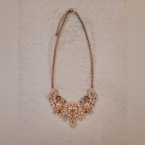 Pink Floral Necklace